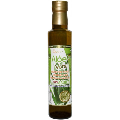 Aloe Vera 100 % Από Βιολογικό Φυσικό Τζελ Κρητικής Αλόης με Μαστίχα-250 ml