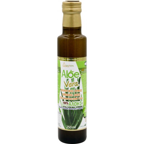 Aloe vera - Βιολογικός Χυμός Κρητικής Αλόης σκέτο - 250ml